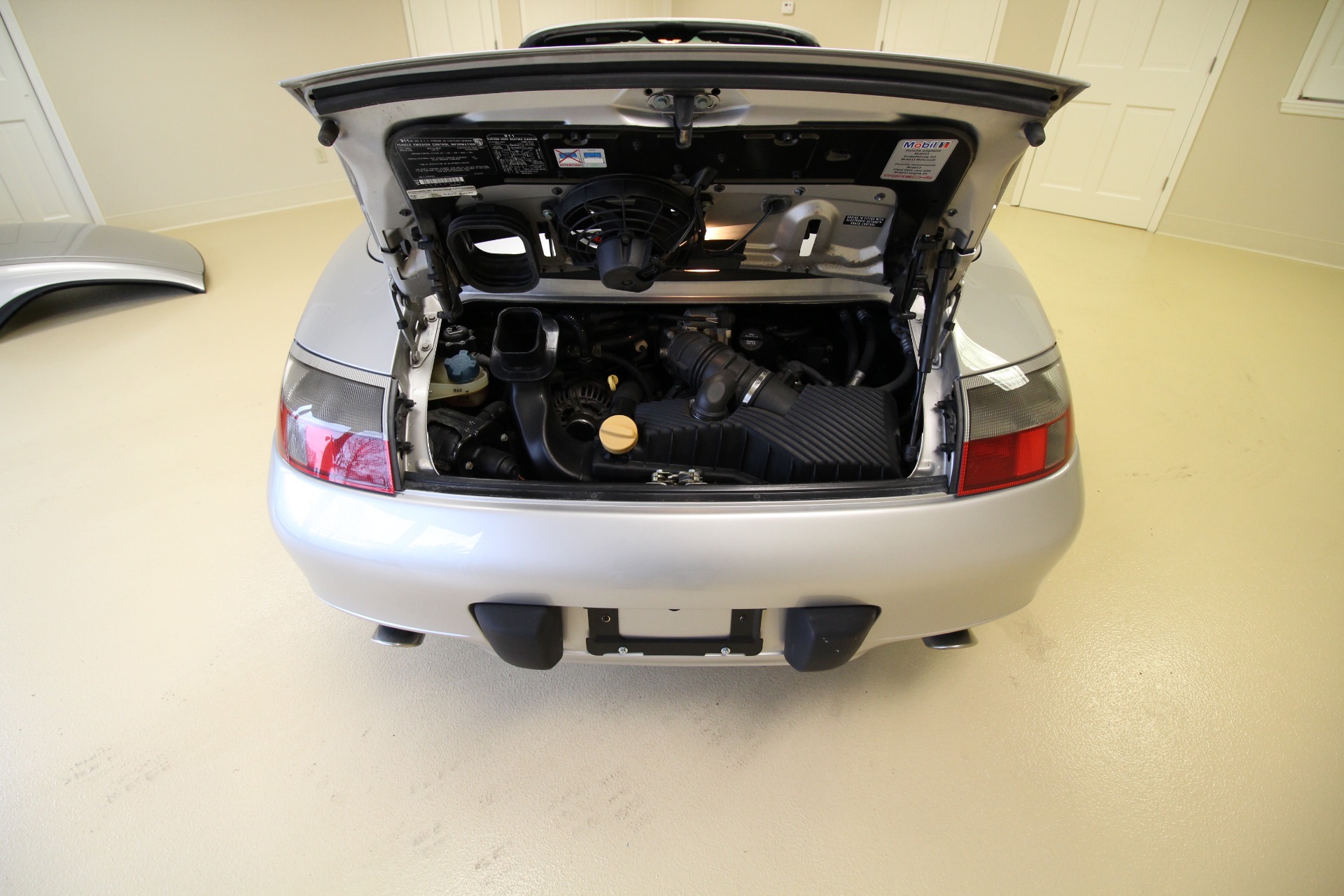 Used 2001 Arctic Silver Metallic with Black Top Porsche 911 Carrera 4 Cabriolet | Albany, NY