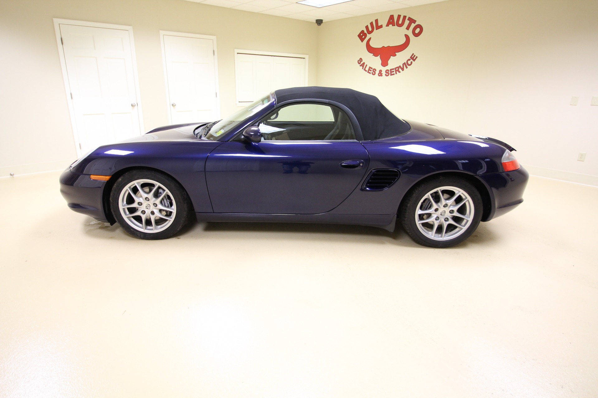 Used 2004 Cobalt Blue Metallic with Black Convertible Top Porsche Boxster Base | Albany, NY