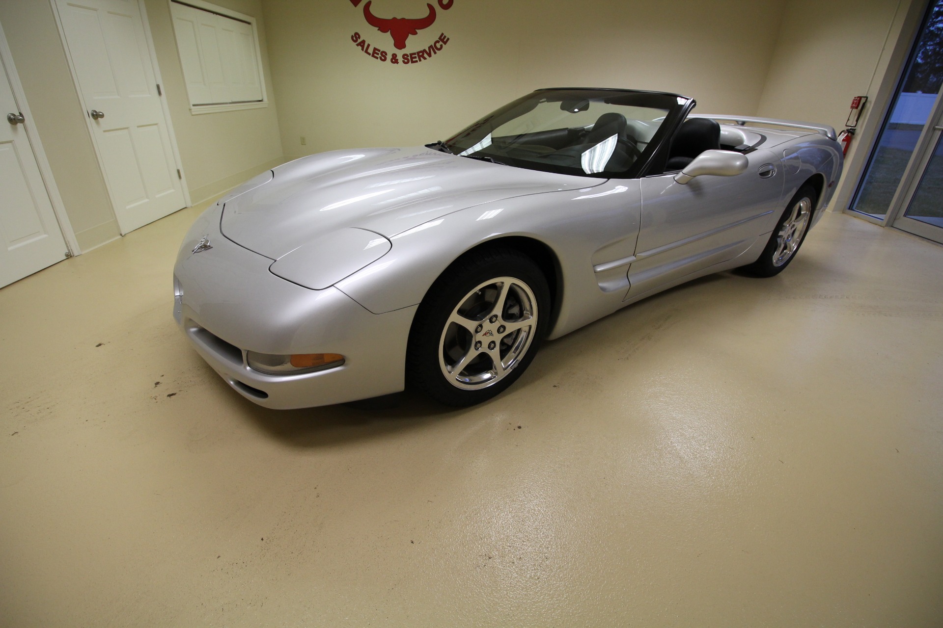 Used 2003 Quicksilver Metallic with Black Soft Top Chevrolet Corvette Convertible | Albany, NY
