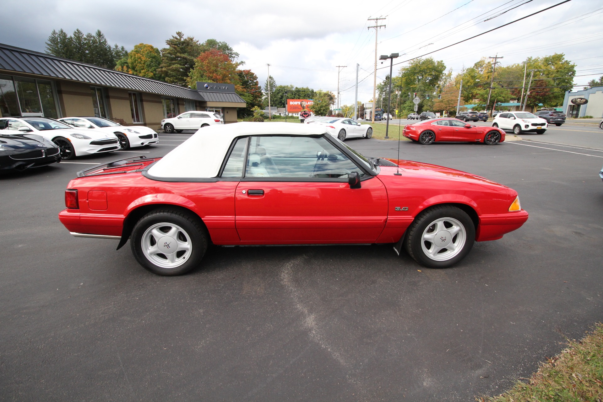 Used 1993 RED Ford Mustang LX 5.0L CONVERTIBLE 5 SPEED MANUAL RARE CAR RARE CONDITION | Albany, NY