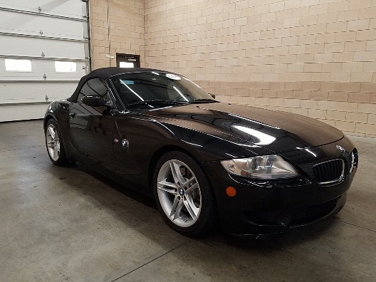 Used 2007 Black Sapphire Metallic with Black Soft Top BMW Z4 M Roadster SUPERB QUALITY CAR 6 SPEED MANUAL RARE M | Albany, NY