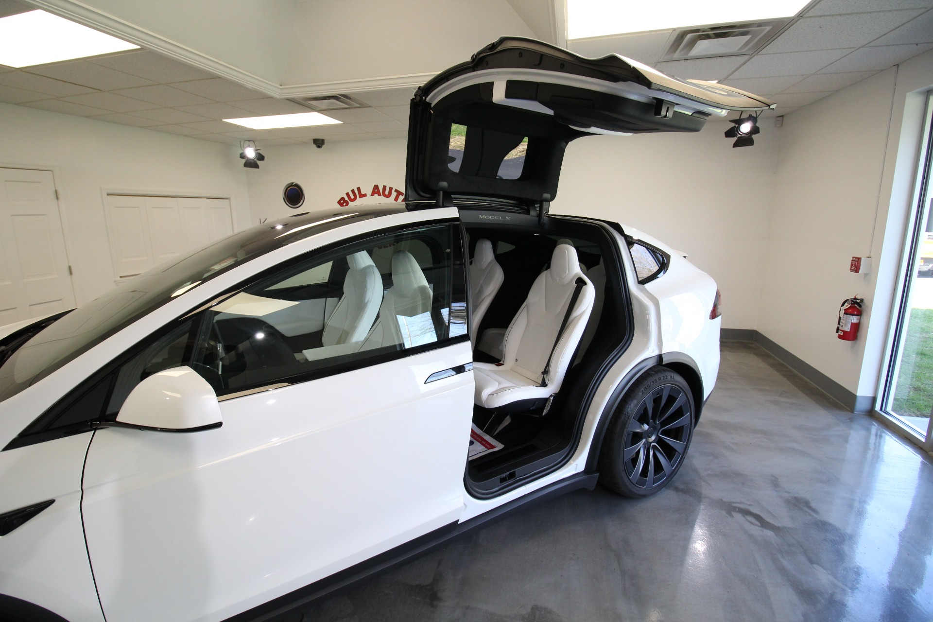 Used 2022 Pearl White Multi-Coat Tesla Model X PLAID SUPER HOT CARDON INTERIOR | Albany, NY