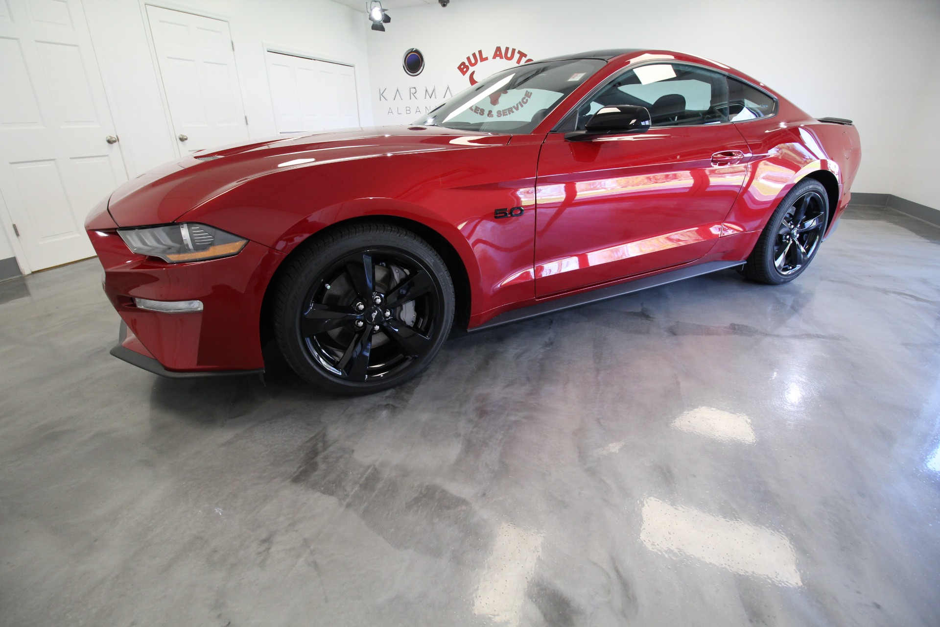 Used 2021 RED Ford Mustang GT COUPE LIKE NEW PERFECT ADULT OWNED | Albany, NY