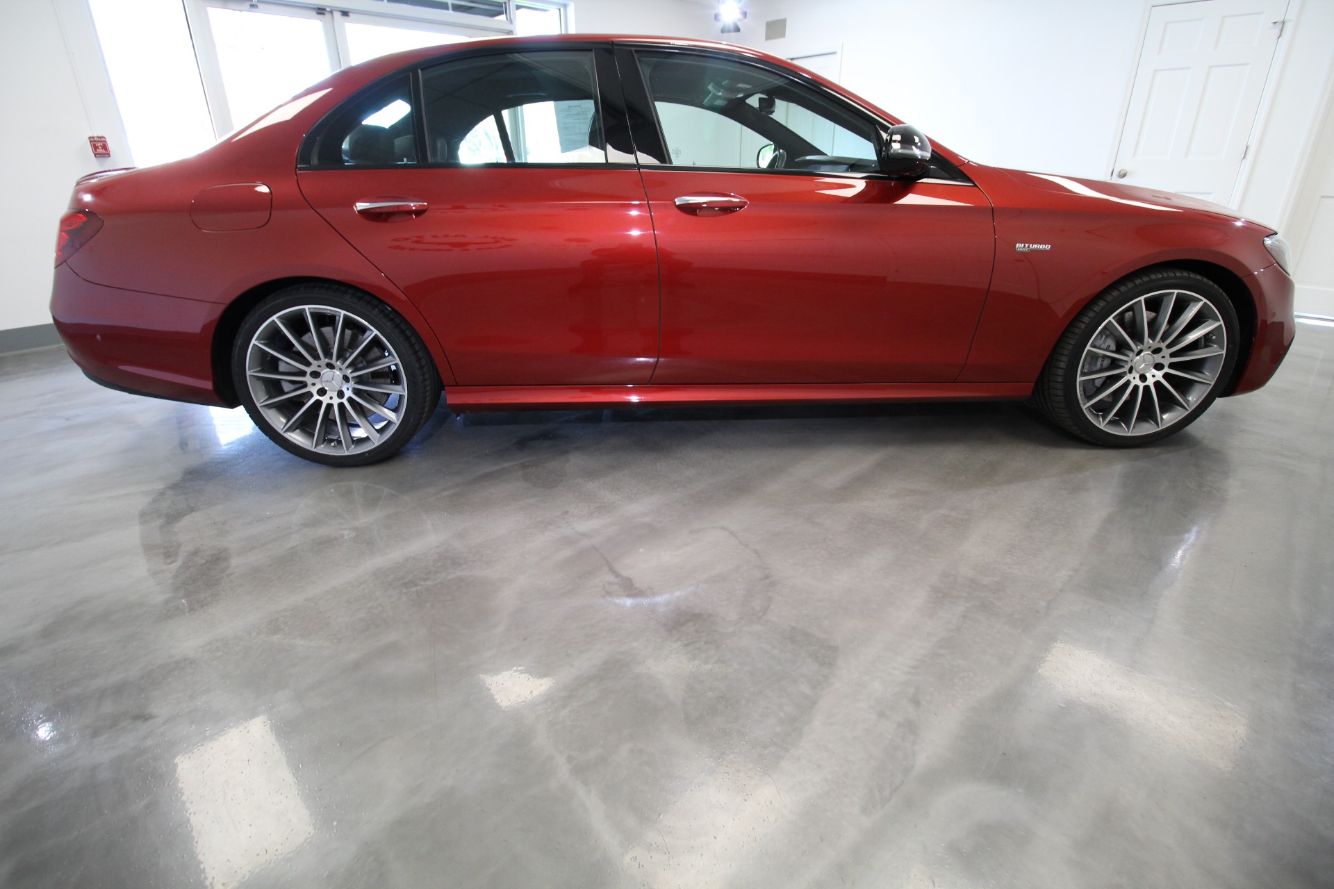 Used 2018 designo Cardinal Red Metallic Mercedes-Benz E-Class AMG E 43 4MATIC RARE COLOR COMBO LIKE NEW LOW MILES | Albany, NY