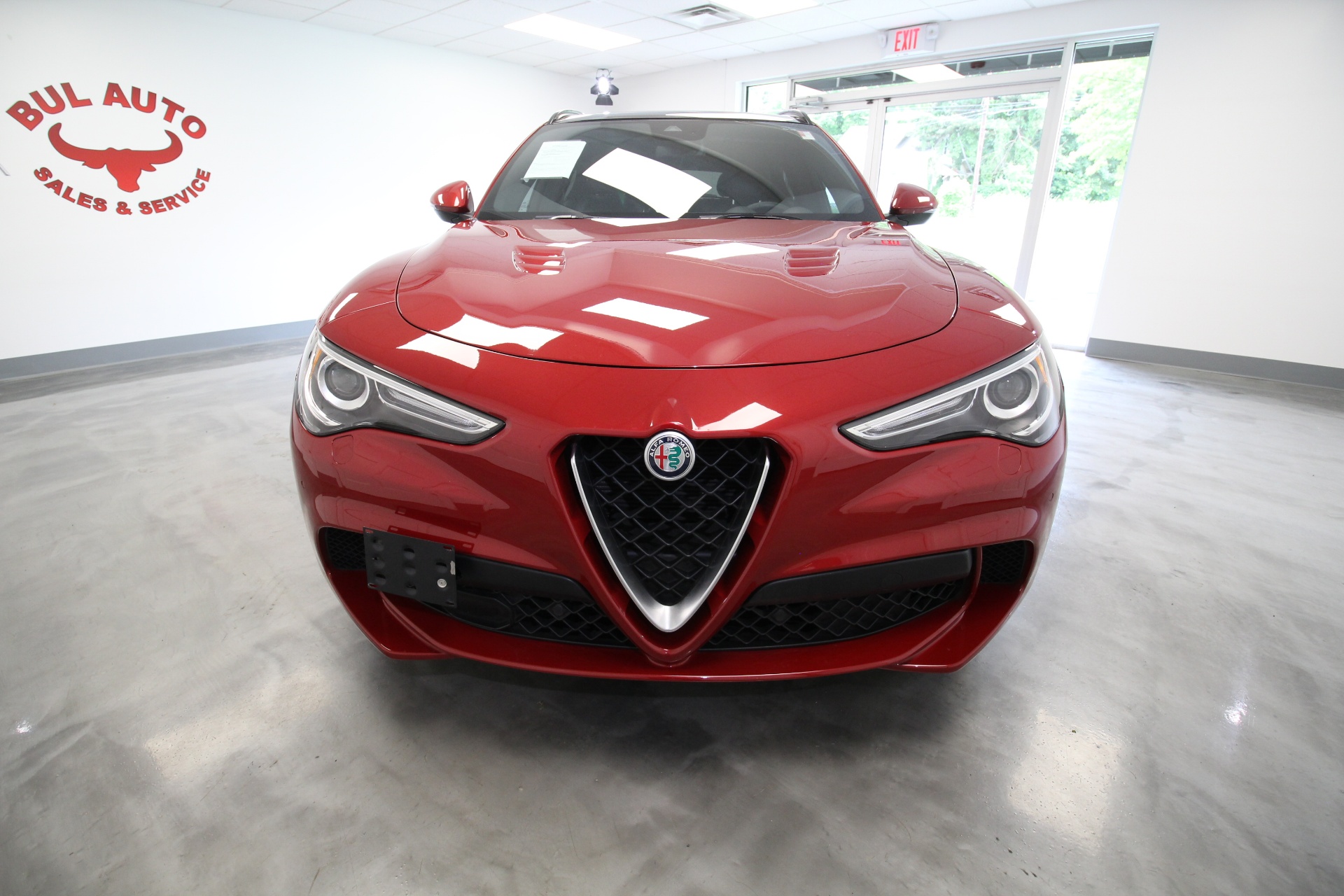 Used 2018 RED Alfa Romeo Stelvio Quadrifoglio SUPERB LOW MILES 2 TONE INTERIOR | Albany, NY