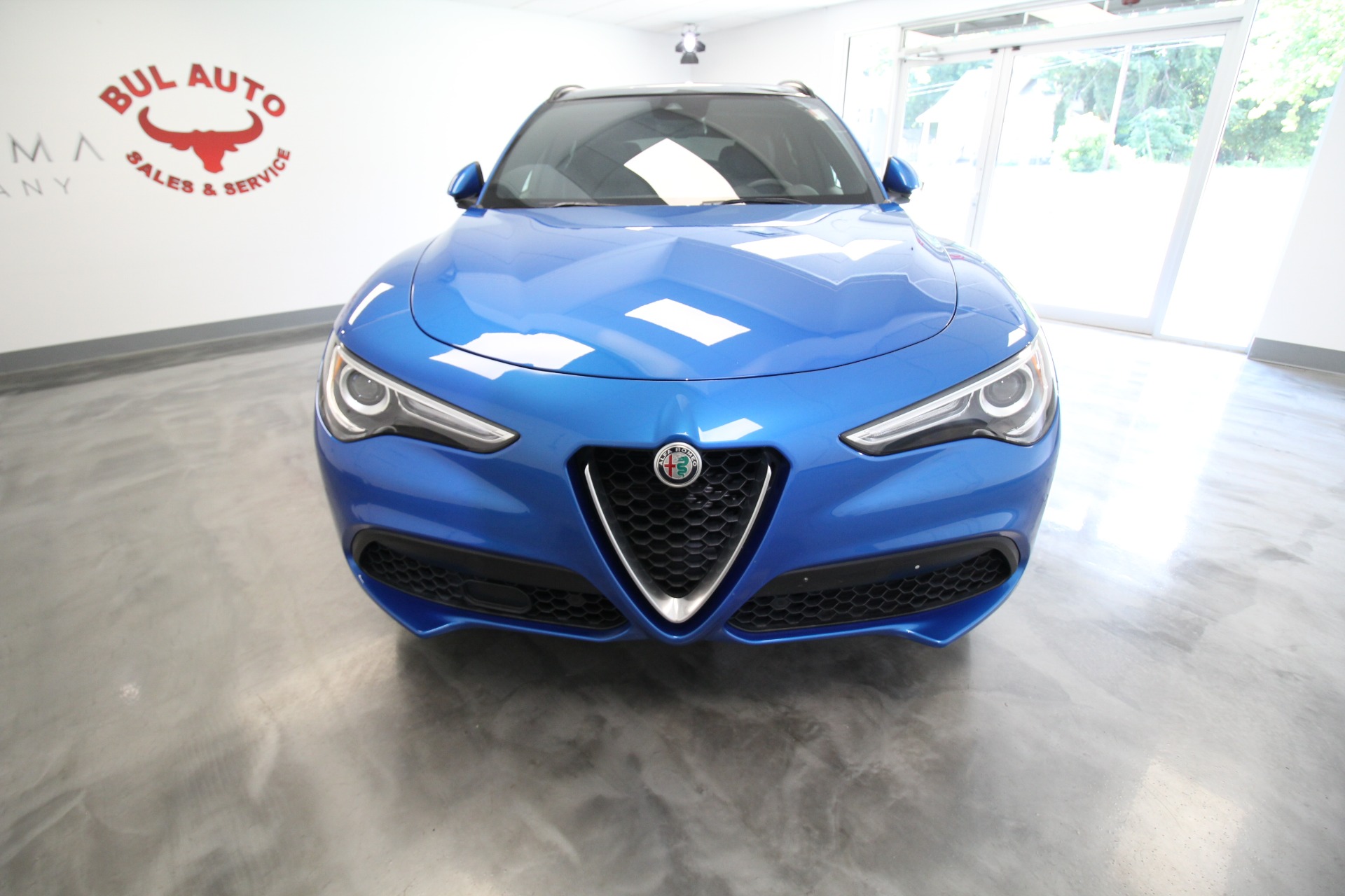Used 2018 Montecarlo Blue Metallic Alfa Romeo Stelvio Ti Sport Loaded Stelvio - Very Clean | Albany, NY