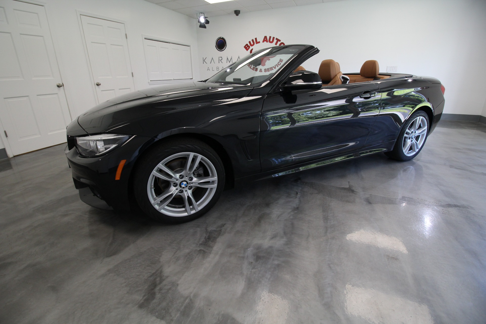 Used 2019 Black Sapphire Metallic BMW 430i xDrive SULEV Convertible M-Sport Low Miles | Albany, NY