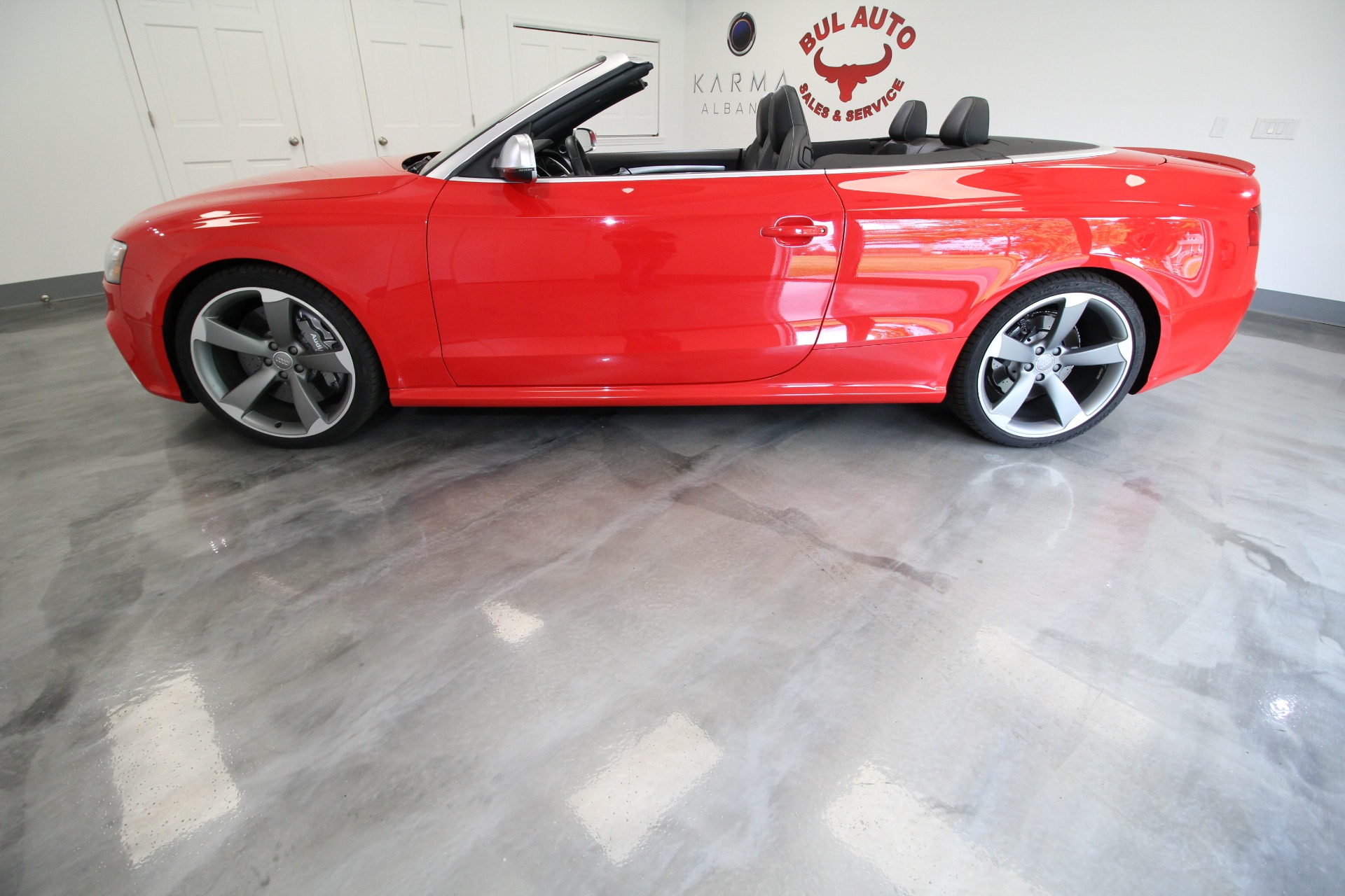 Used 2013 Misano Red Pearl Effect Audi RS5 4.2 Convertible quattro S tronic | Albany, NY