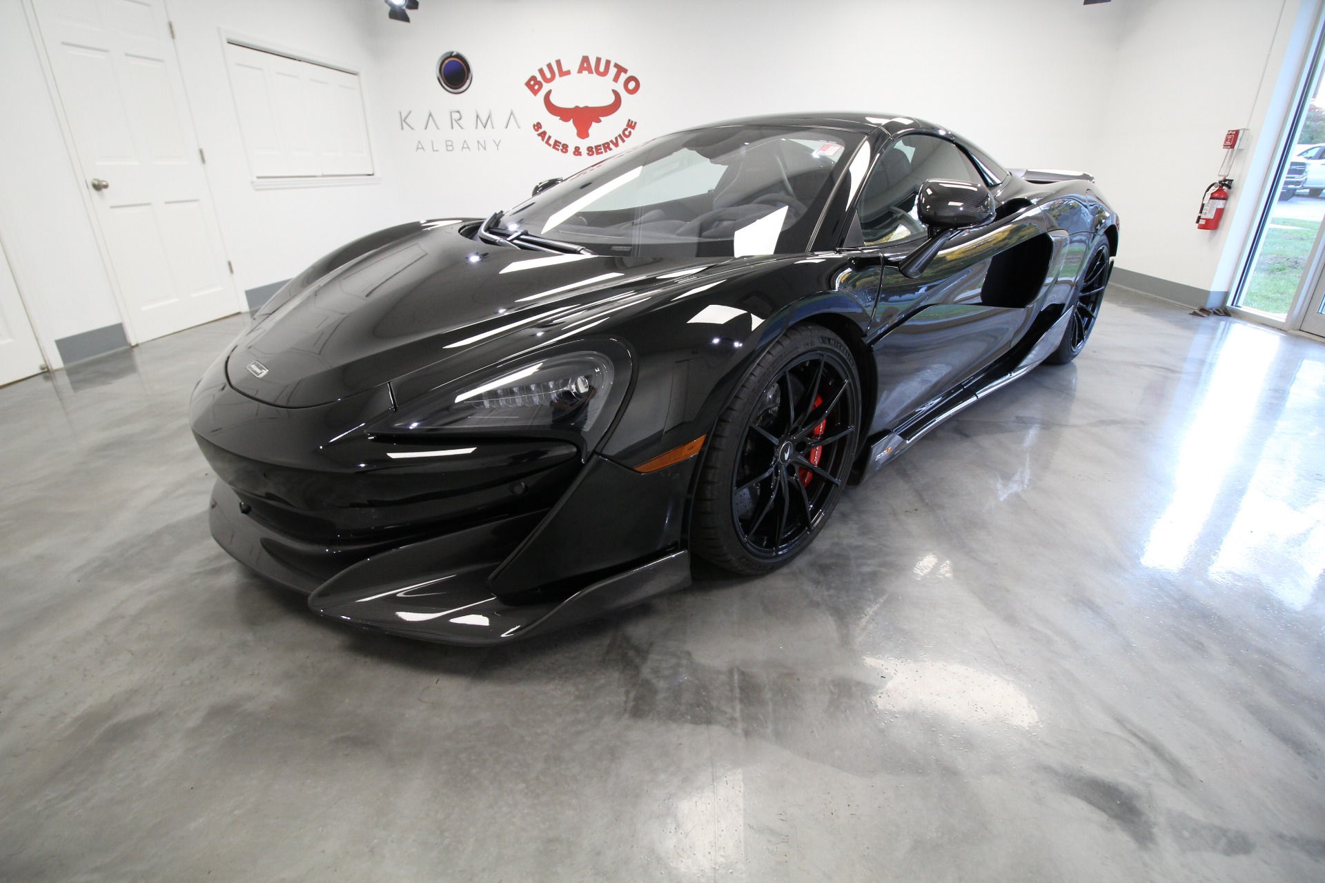 Used 2020 Onyx Black McLaren 600LT Spider Lots of Carbon Fiber - Low Miles | Albany, NY