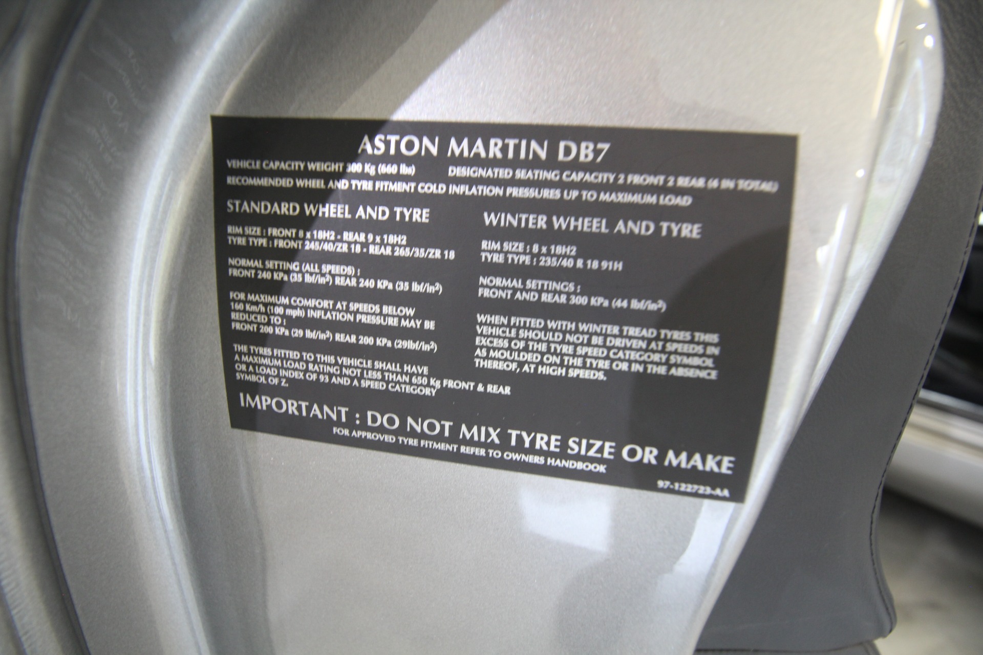 Used 2001 SILVER Aston Martin DB7 Vantage Coupe Low Miles Local Car | Albany, NY