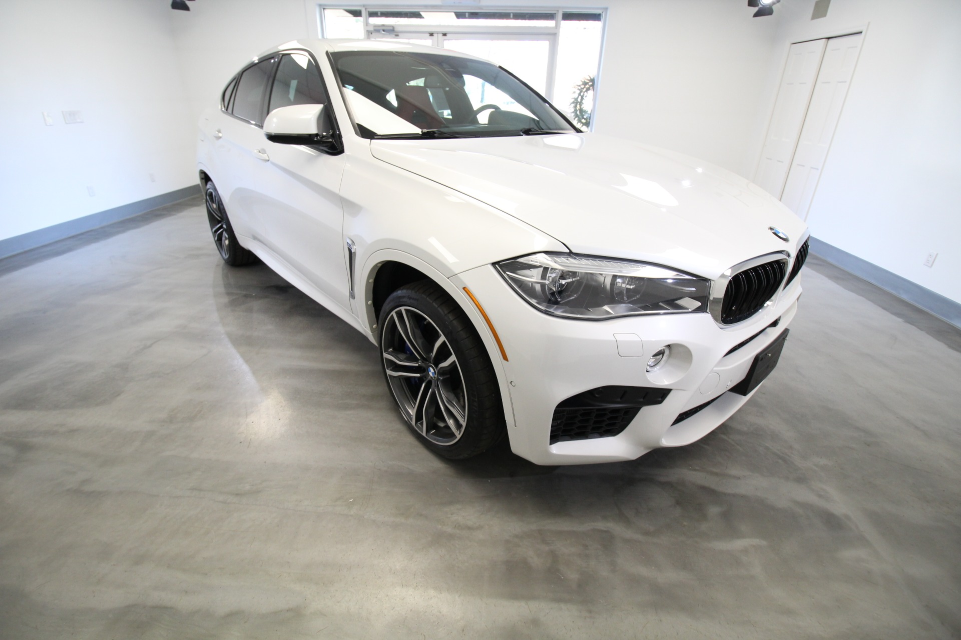 Used 2017 Alpine White BMW X6 M Beautiful White With Red Interior | Albany, NY