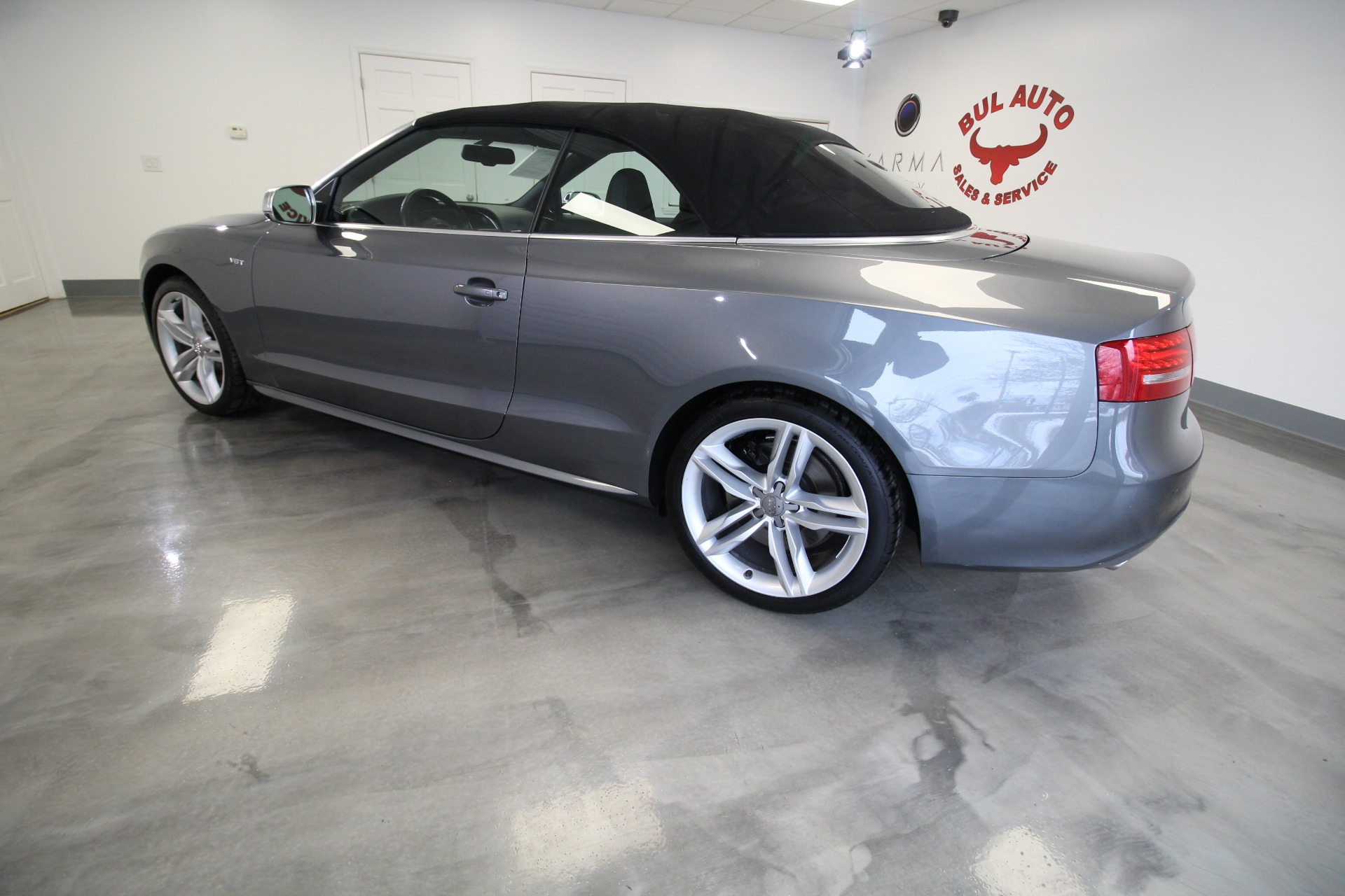 Used 2012 Monsoon Gray Metallic with Black Soft Convertible Top Audi S5 3.0T Cabriolet quattro S tronic | Albany, NY