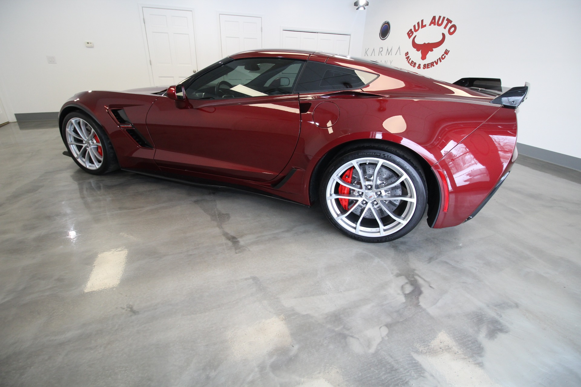 Used 2017 Long Beach Red Metallic Tintcoat Chevrolet Corvette Grand Sport 3LT 1 Owner Z07 Performance and Carbon Ceramics | Albany, NY