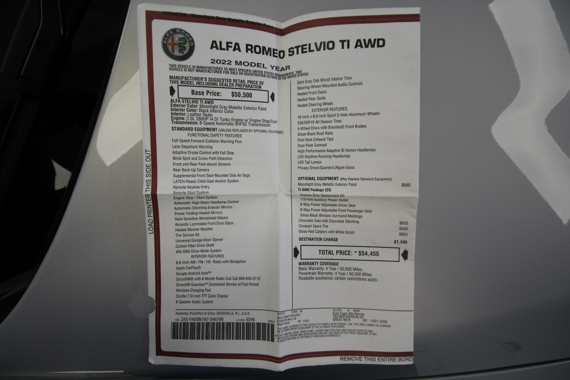 New 2022 GRAY Alfa Romeo STELVIO Ti | Albany, NY