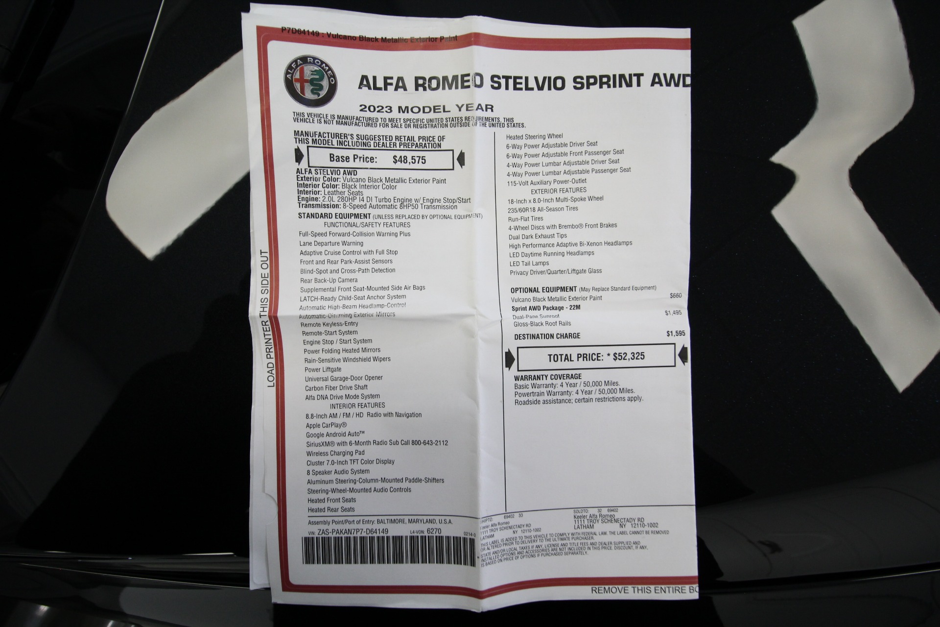 New 2023 Alfa Romeo STELVIO SPRINT Sprint AWD | St. Petersburg, FL