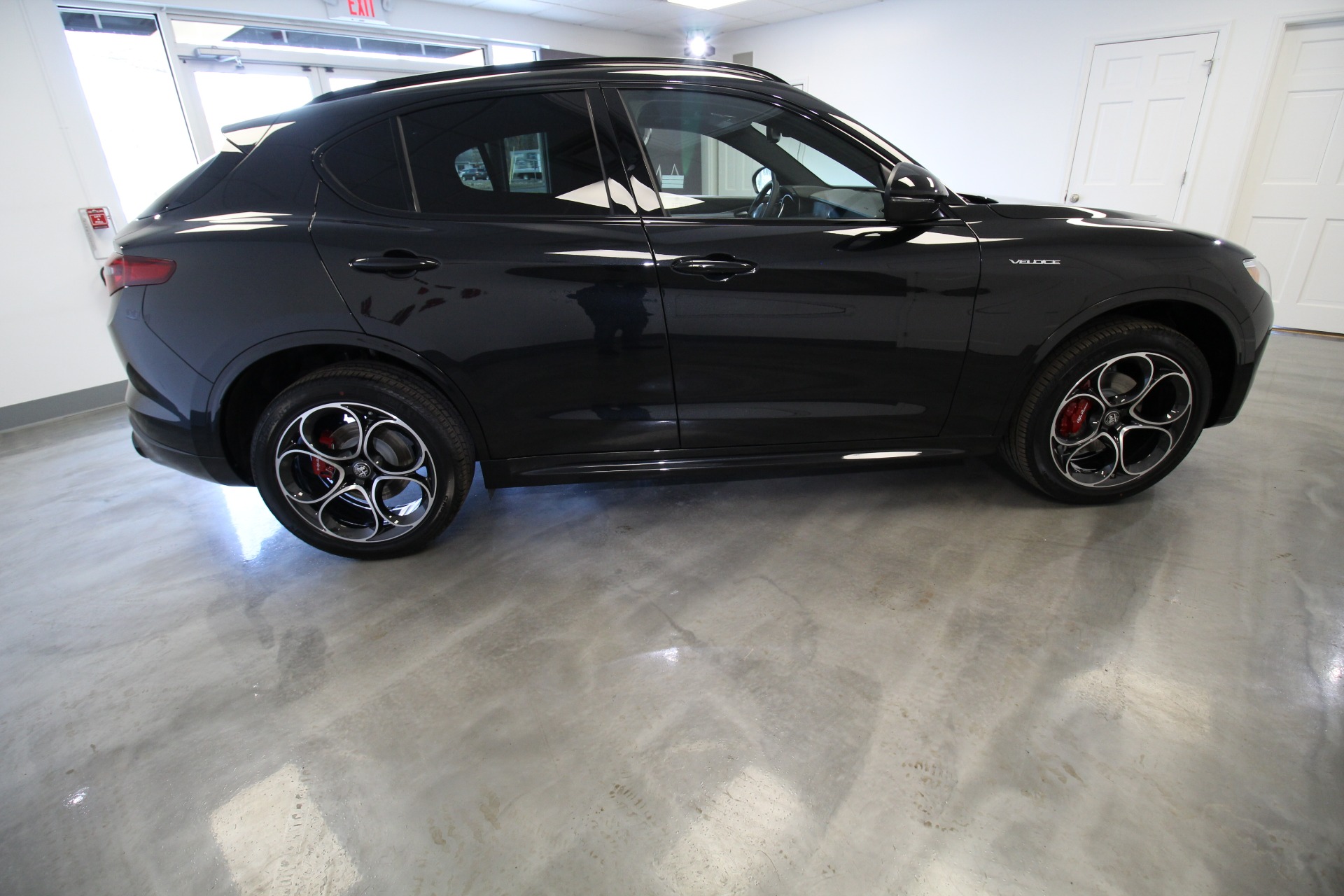 New 2023 BLACK Alfa Romeo STELVIO TI Veloce | Albany, NY