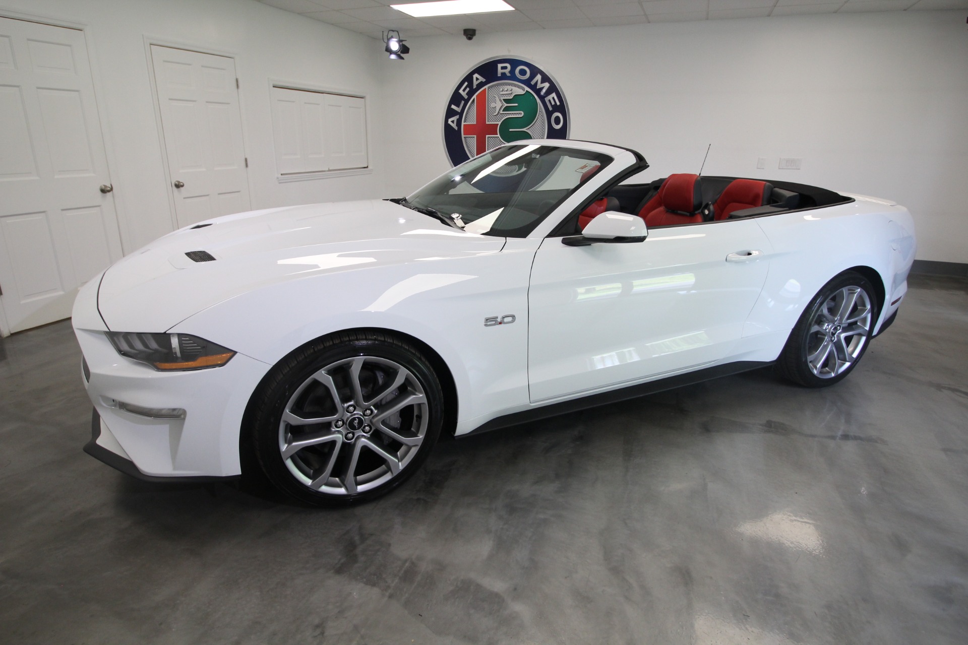 Used 2023 Oxford White Ford Mustang GT Premium Convertible LIKE NEW | Albany, NY