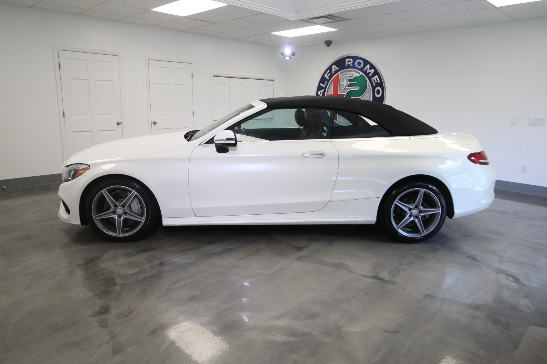 Used 2017 Polar White Mercedes-Benz C-Class C300 4MATIC CONVERTIBLE | Albany, NY