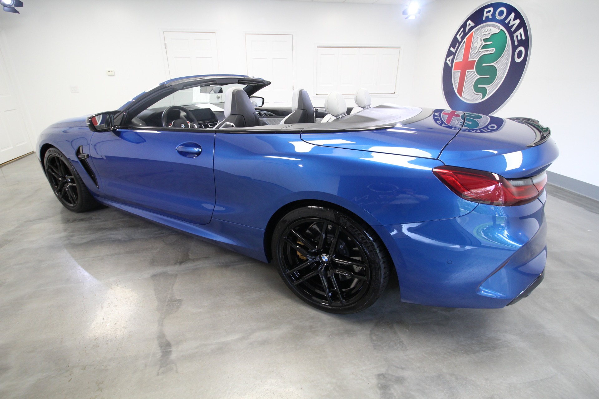Used 2020 Sonic Speed Blue BMW M8 Convertible Competition Stunning Color Combo 177K MSRP New | Albany, NY