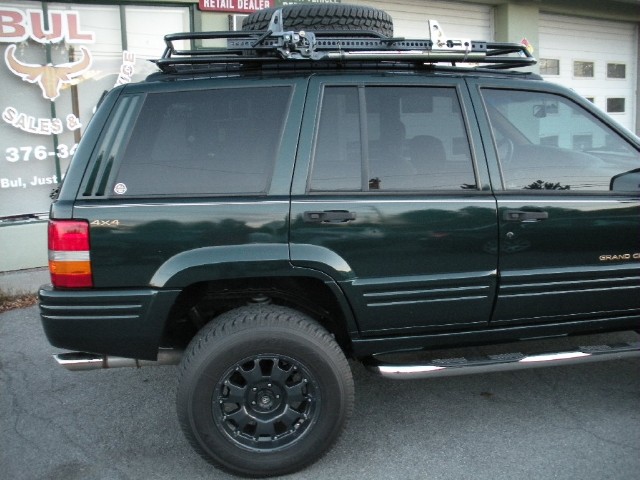 Used 1996 Forest Green Pearlcoat Jeep Grand Cherokee Limited 6 inch SUSPENSSION LIFT,SAFARI ROOF RACK,AMERICAN RACING WHEELS | Albany, NY