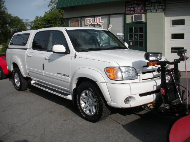 Used 2004 Natural White Toyota Tundra Limited 4x4 7ft BOSS PLOW,CREW CAB,LOADED,SUNROOF,LEATHER,HEATED SEATS,CAP | Albany, NY