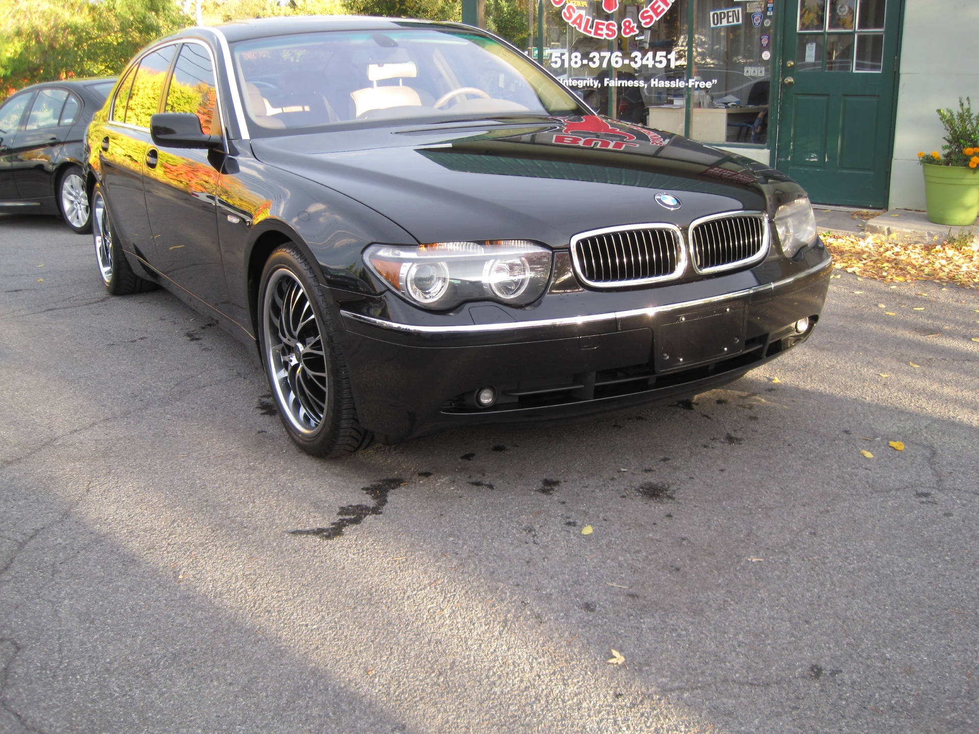 Used 2002 Black Sapphire Metallic BMW 7 Series 745Li | Albany, NY