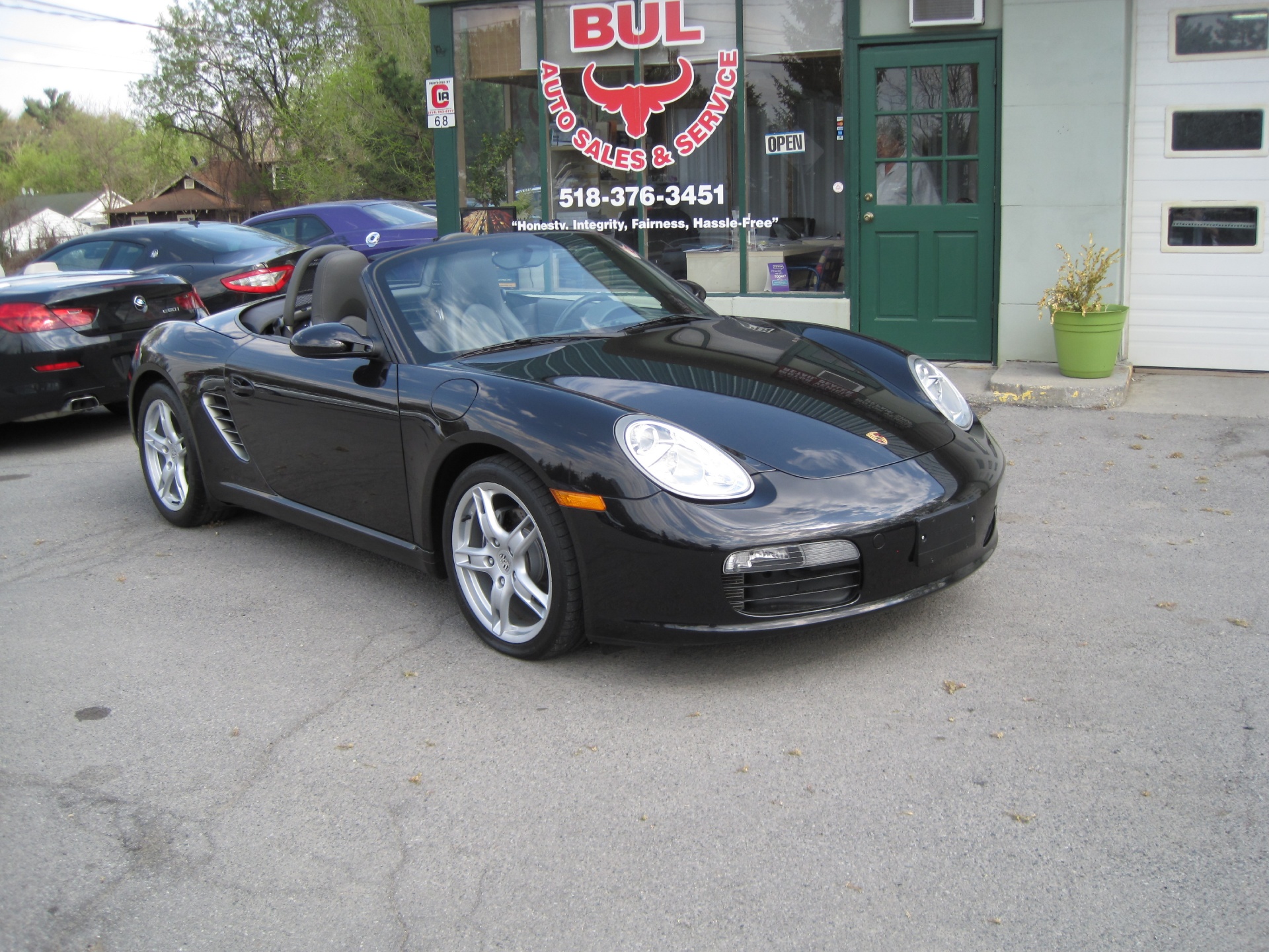 Used 2006 Basalt Black Metallic Porsche Boxster RARE 5 SPEED MANUAL,LOW MILES | Albany, NY