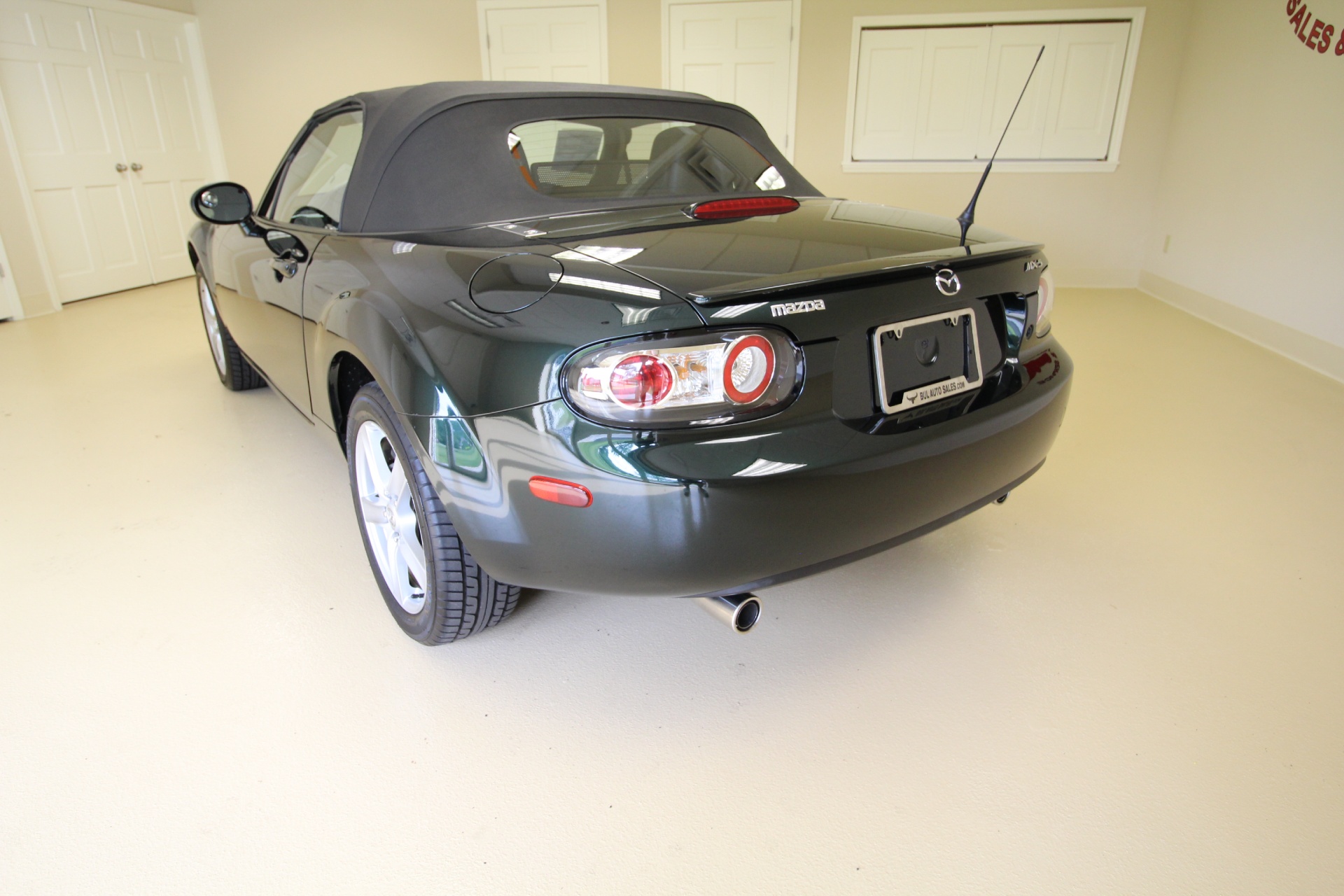 used 2007 Highland Green with Black Vinyl Convertible Top Mazda MX-5 Miata Sport | Albany, NY